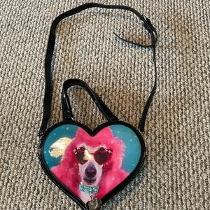 dELiA*s Puppy Printed Heart Shaped Handbag